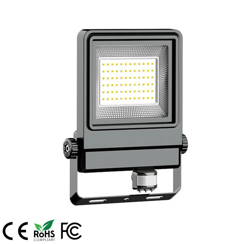 Garage Lighting Parking Lot Sensor Lighting PIR Sensor IP66 3 Years Warranty 100W LED Flood Light