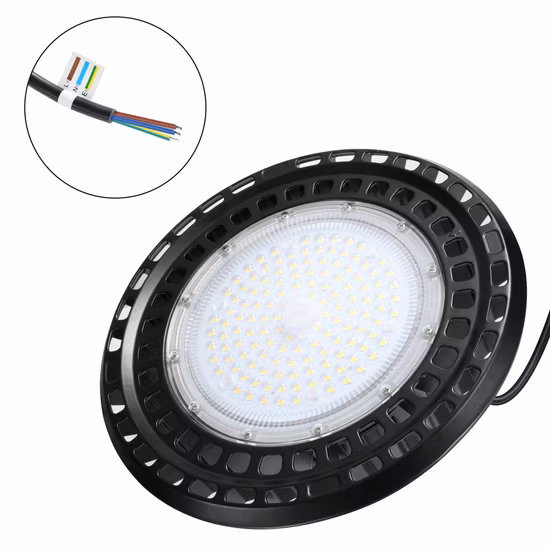 Saso Ce UL UFO IP65 200W LED High Bay Light Fabriqué en Chine pour l'extérieur, la rue, le jardin, le parc, l'éclairage extérieur de la meilleure usine de distribution