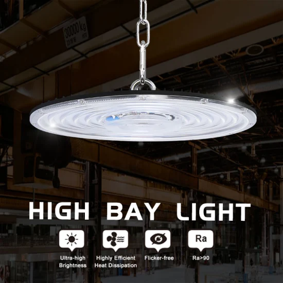 Nouveau produit industriel nouvelle conception UFO LED linéaire haute baie lumière extérieure Smart 50W 100W 150W 200W