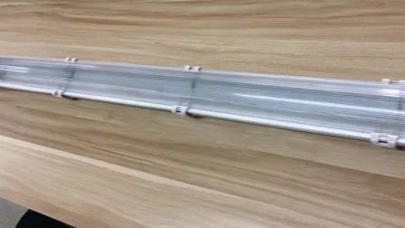 LED Double Tube Light Office School Light Tube Fluorescent Lampe Étanche Parking Souterrain Extérieur